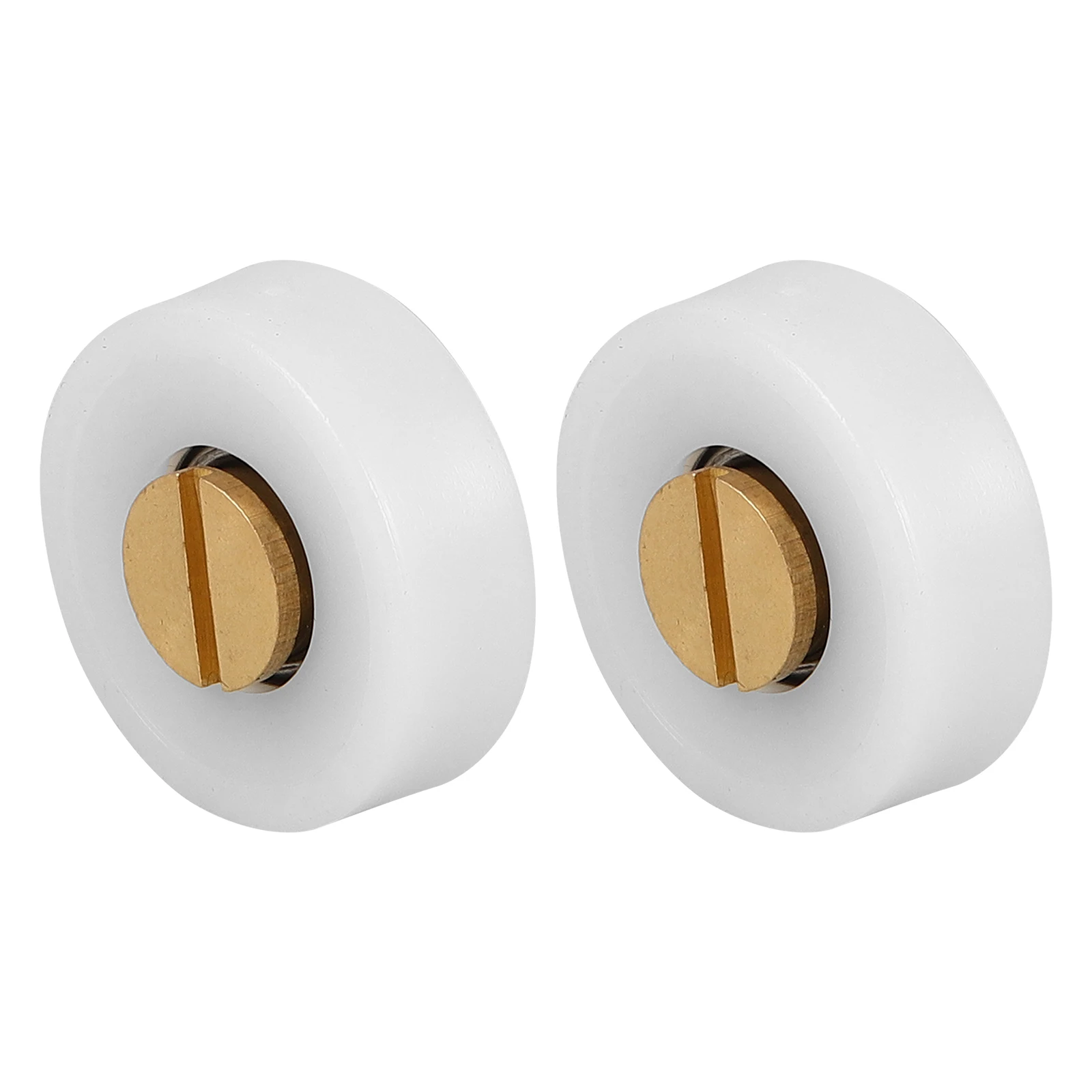 

2pcs Sliding Sliding Door Pulley Screen Pulley Heavy Duty U Type Track Roller Doors White Plastic Durable Hardware