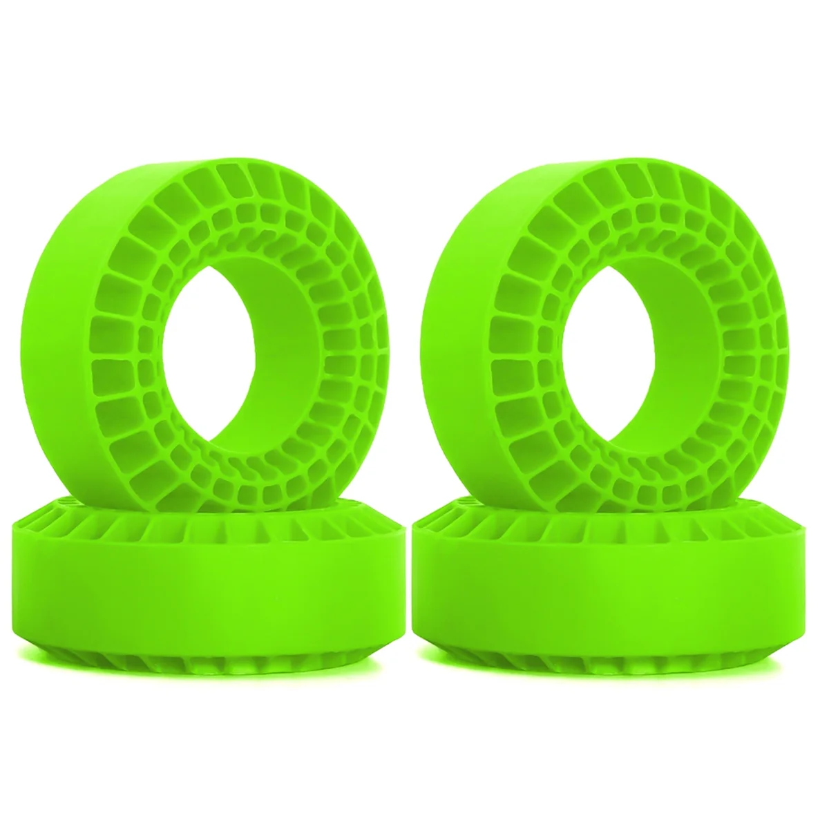 

4pcs 1.9in Silicone Rubber Tire Wheels Insert Foam for 1/10 RC Crawler Car TRX4 Axial SCX10 Pro/Capra /GEN8/MST