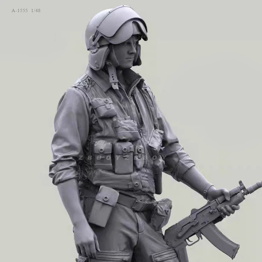 1/48 Resin Soldier model kits figure colorless and self-assembled A-1555