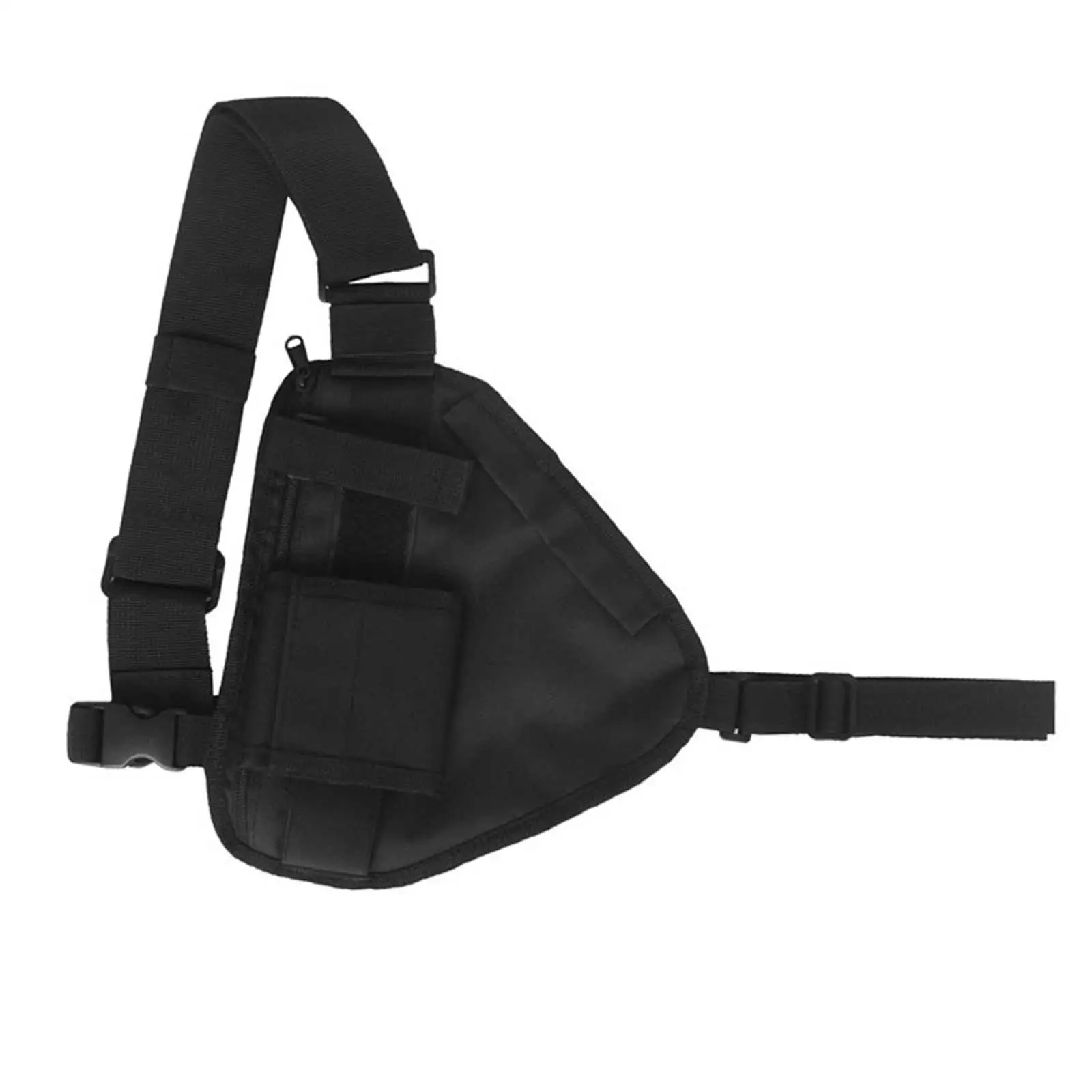 Rádio Bolsa Alça de Ombro Ajustável, Durable Unisex Chest Rig Pack