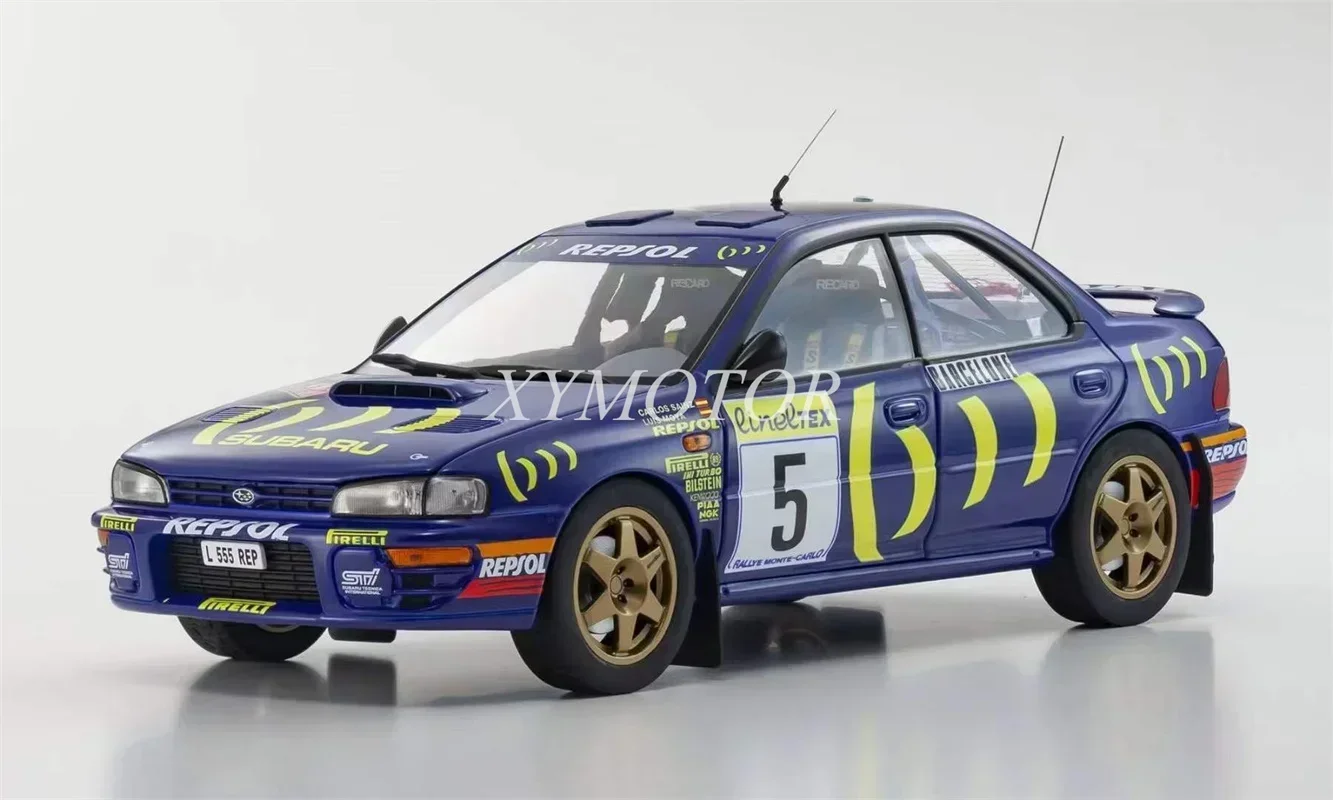 

Kyosho 1/18 For Subaru Impreza 5# 1995 Monte-Carlo Diecast Model Car Toys Gifts Hobby Display Ornaments Collection