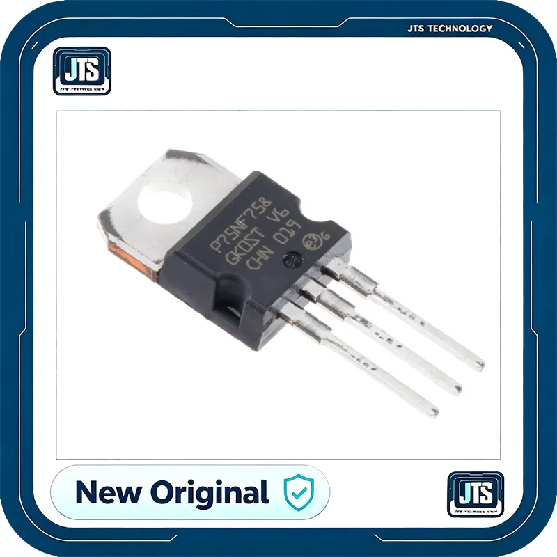 100% Original New P75NF75 MOSFET N-CH 75V 80A POWERFLAT Electronic Components STP75NF75