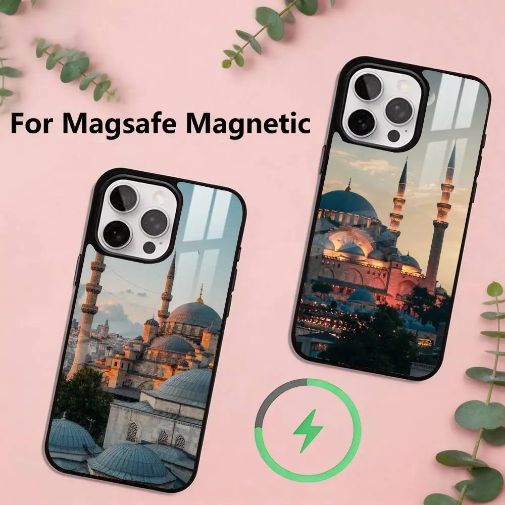 

S-SceneryS Istanbul T-Turkey Phone Case For iPhone17,16,15,14,13,12,11 Plus,Pro Magnetic For Magsafe Wireless Charging