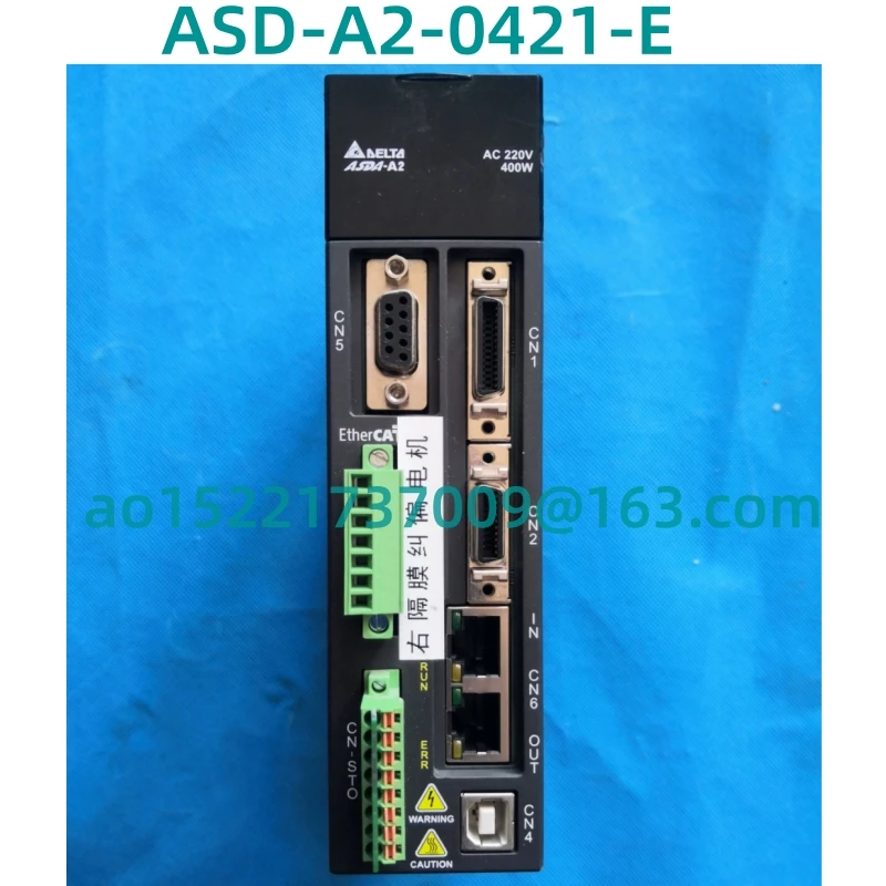 

ASD-A2 Original Second-hand 9-layer new test is 100% OK ASD-A2-0421-E Servo driver 400W ASDA20421-E 0.4KW