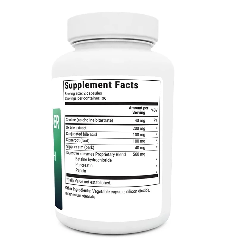 

Gallbladder formula contains purified bile salts,enzymes to reduce bloating, indigestion,and abdominal swelling-better digestion