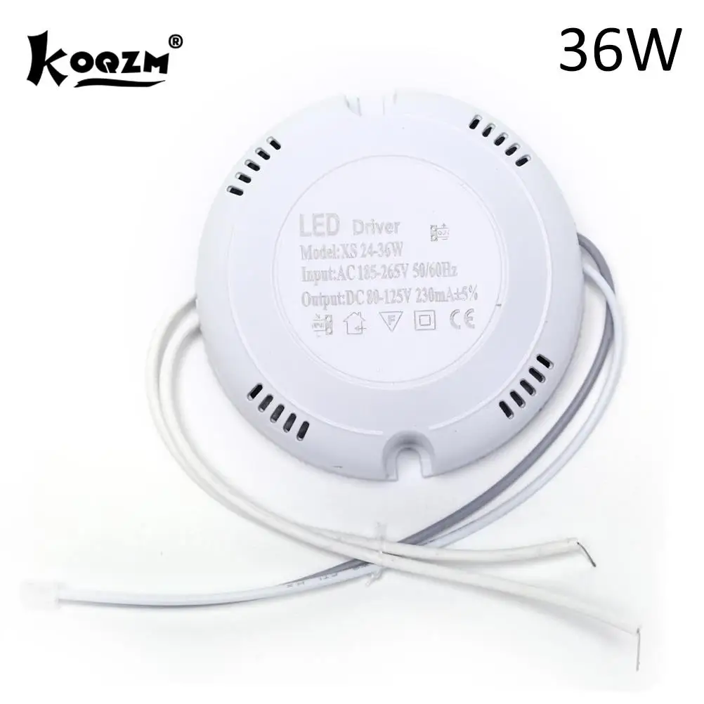 1 Pc 24W 36w LED Driver,ceiling Driver,220v Round Driver Lighting Transform For LED Downlights, Lights