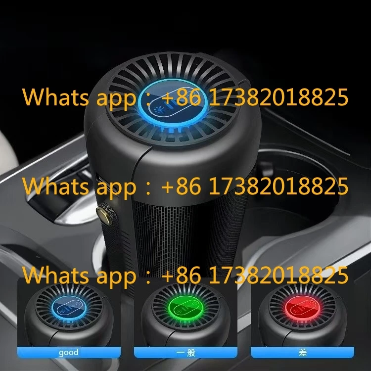 Portable Air Purifier with Intelligent Digital Display Battery Car Plasma Purifier New Model Features Negative Ion Technology