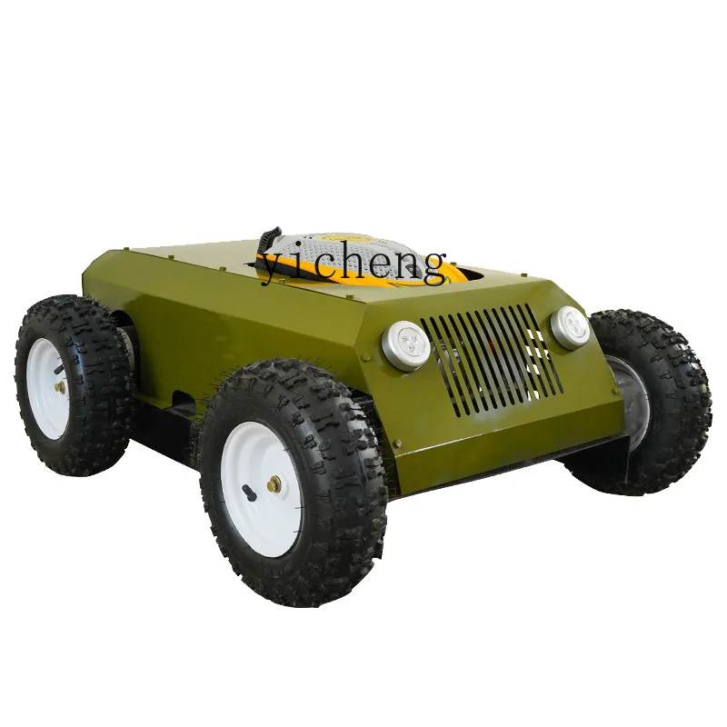 Xl Mowing Crawler Four-Wheel Drive Oil-Electric Hybrid Remote Control Mountain Weeding Machine