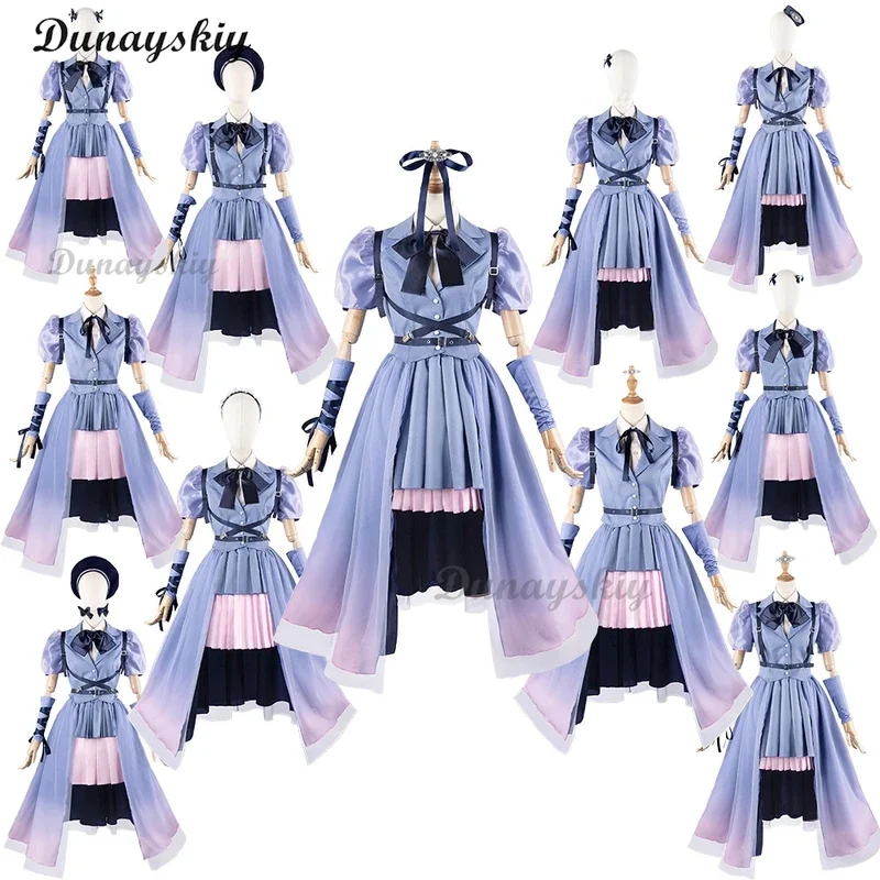 Anime Lovelive Liella 4th Anniversary Concert SJ Gorgeous Lovely Dress Cosplay Costume Halloween Party Role Play Outfit