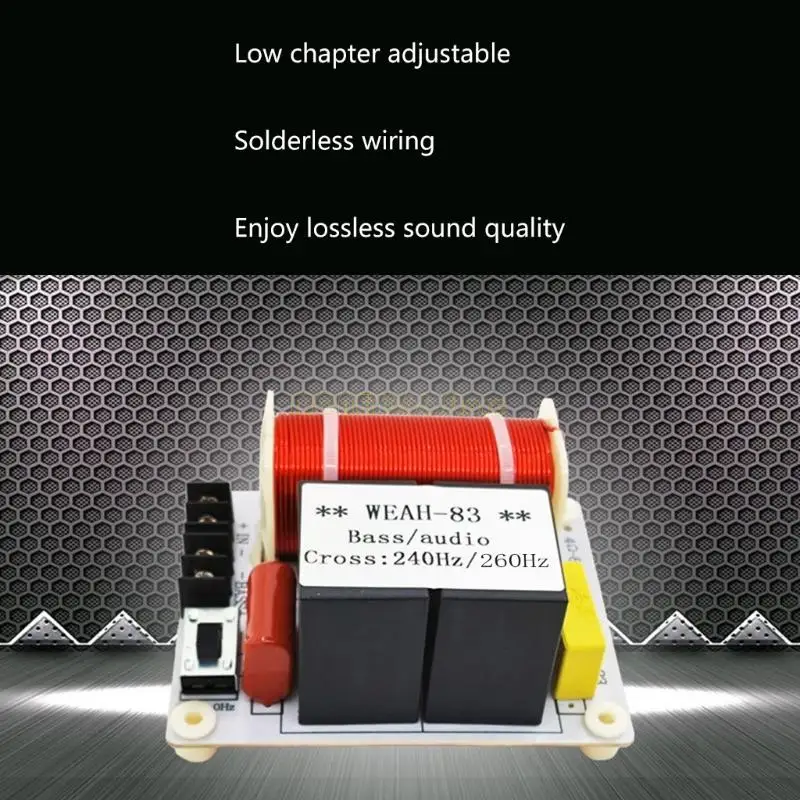 F62C 400W BASS SUPWOOFER CROSSOVER TERPLITION DISIDER SPEIDER