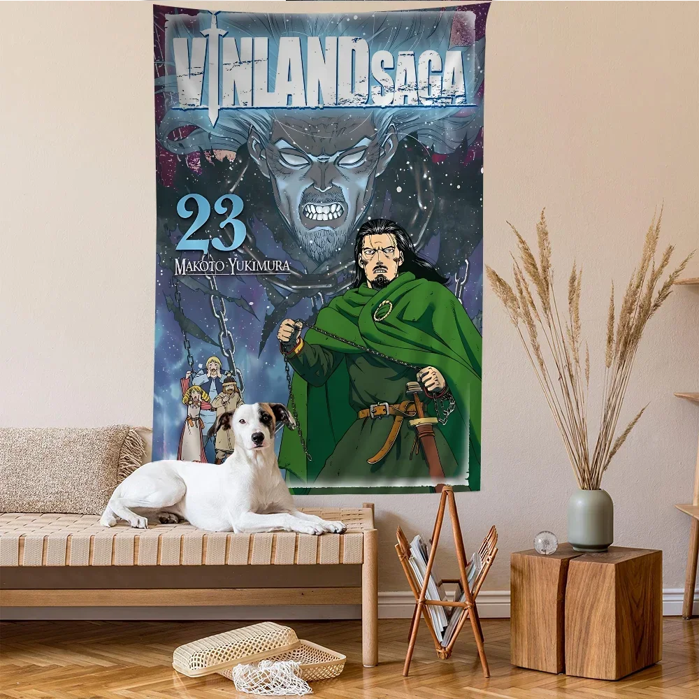 Vinland Saga Anime Tapestry, Cool Manga Wall Art, Tarot Hippie