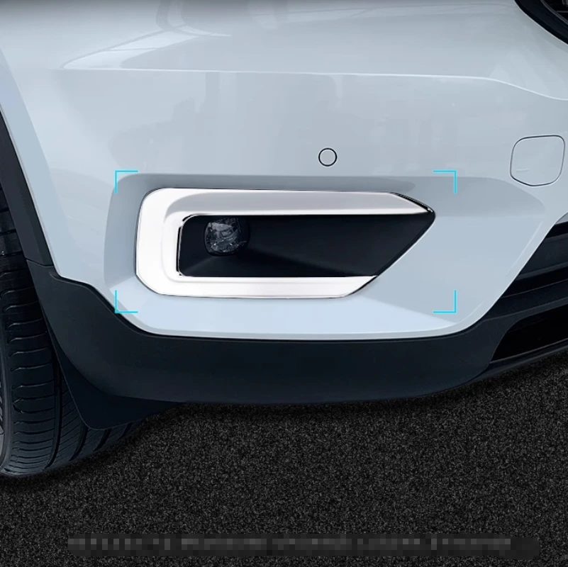 

For Volvo XC40 2018 - 2022 Exterior Accessories Cover Trim Styling Front Rear Fog Lights Lamps Eyelid Eyebrow Decoration