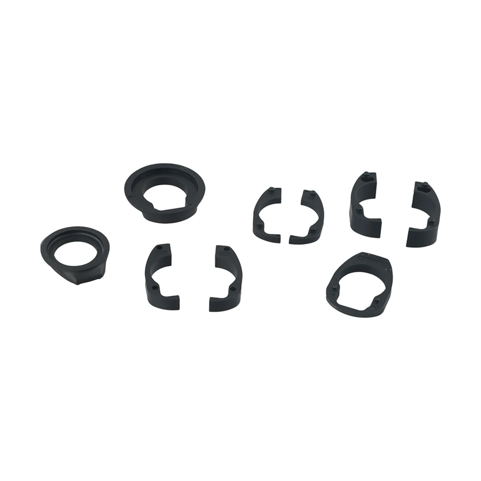 

6 X Spacers Road Bike Stem One Handlebar Spacer Set For 1-1/8(28.6mm) Fork Plastic + Nylon Material Bicycle Replacement Part