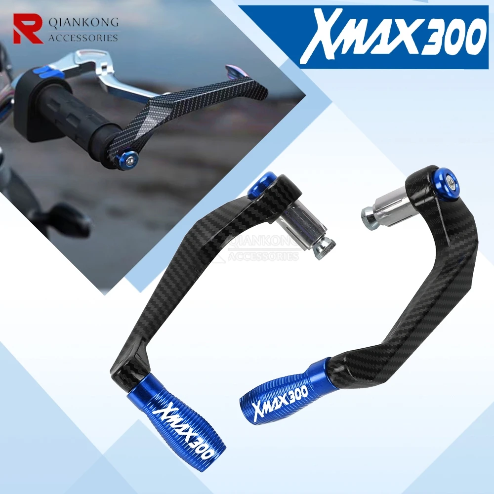 

For YAMAHA XMAX300 XMAX 300 X-MAX300 2017 - 2024 2023 2022 7/8'' Motorcycle Handlebar Grips Guard Brake Clutch Lever Protector