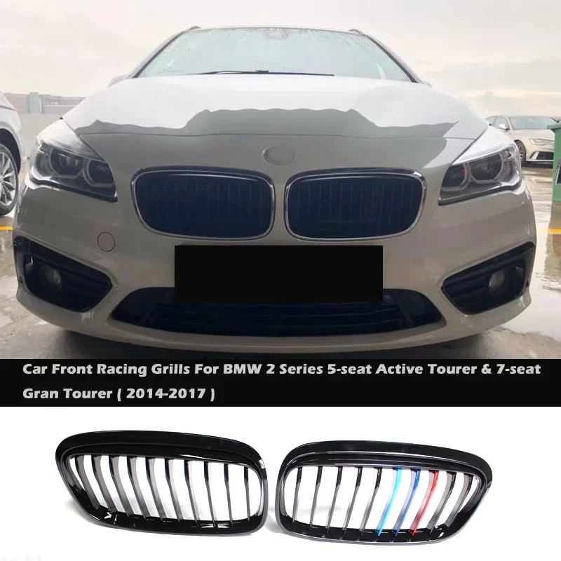 

One line Coloer Bright black Grille Fit For BMW GT F45 F46 2 Series 5-seat Active Tourer & 7-seat Gran Tourer