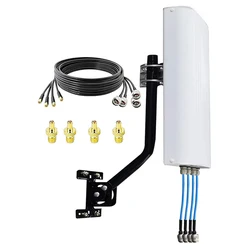 4x4 mimo 5g 4g lte Antenne, uwb 698-4000MHz, at&t/verizon/t-mobile kompatible Langstrecken-WLAN-Antenne, n2/n5/n77/n66/n260