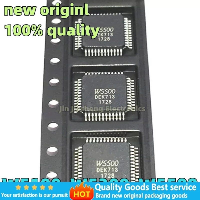

(10piece) 100% New W5100 W5300 W5500 QFP100 Chipset