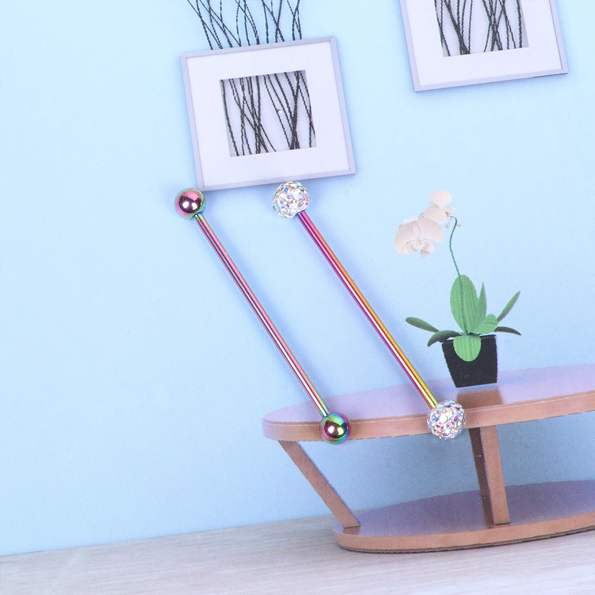 Arrow Earrings Industrial Bar Jewelry Double Piercing Studs Piercings Perforation