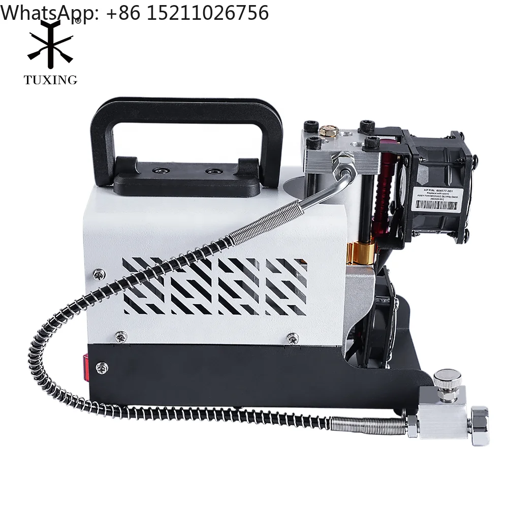 TUXING OEM ODM personalizado HPA 300Bar 30Mpa mejor precio portátil pequeña caza deportes al aire libre juego de Paintball compresor de aire PCP