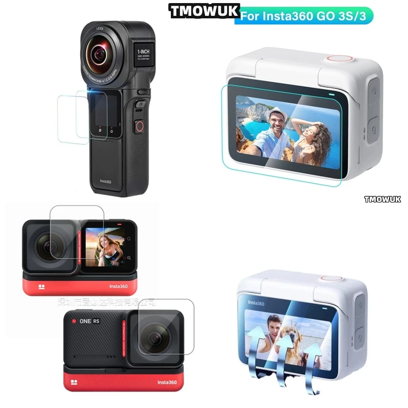 

For Insta360 One RS Link 2C Adventure Proof TPU Soft Lens Film Cover