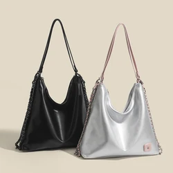 Maxdutti PU Bucket Fashiona Girls And Minimalist Shoulder Bag Women 2024