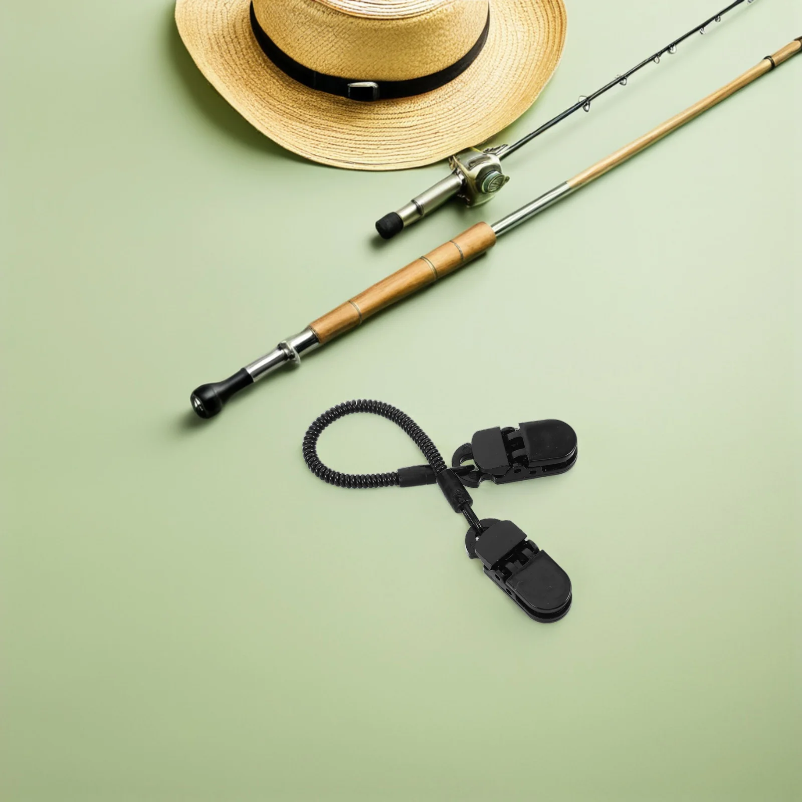 

9pcs Fishing Hat Clip Windproof Adjustable Cap Retainer With Elastic Cord For Hiking Camping Boating Kayaking Sailing Climbing