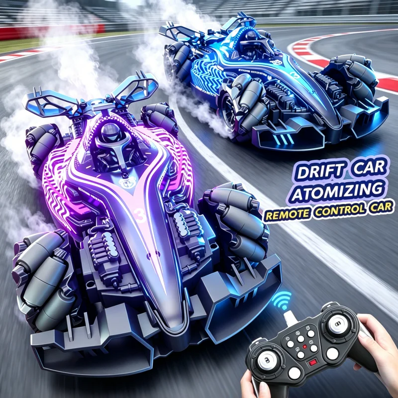 JJRC RC Drift Car Dual Mode Remote Control Stunt Spray Car Sensing Electric Racing Vehicle Competitive Game Kid Gifts Boy Toy