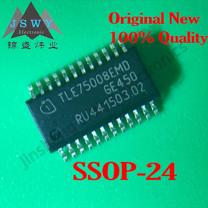 5~10PCS TLE75008EMD TLE75008 TLE75008-ESD power management chip IC chip SSOP24 TSSOP24 100% brand new genuine Free shipping