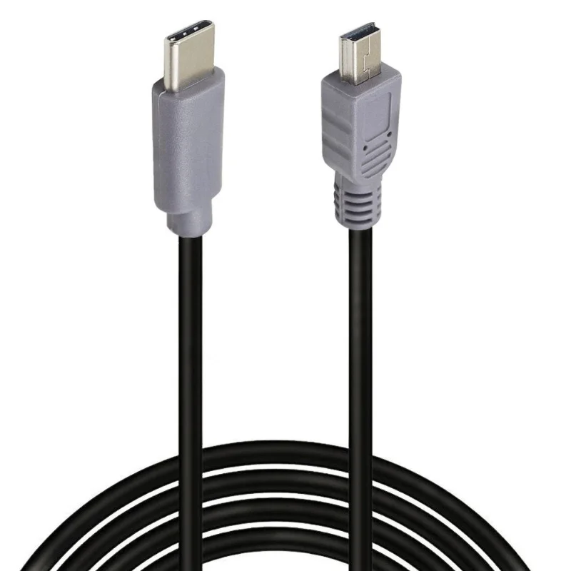 50ซม. ชนิด C เป็นสาย mini USB B OTG สำหรับเครื่องขยายสัญญาณเสียงดิจิตอลแบบพกพา DAC