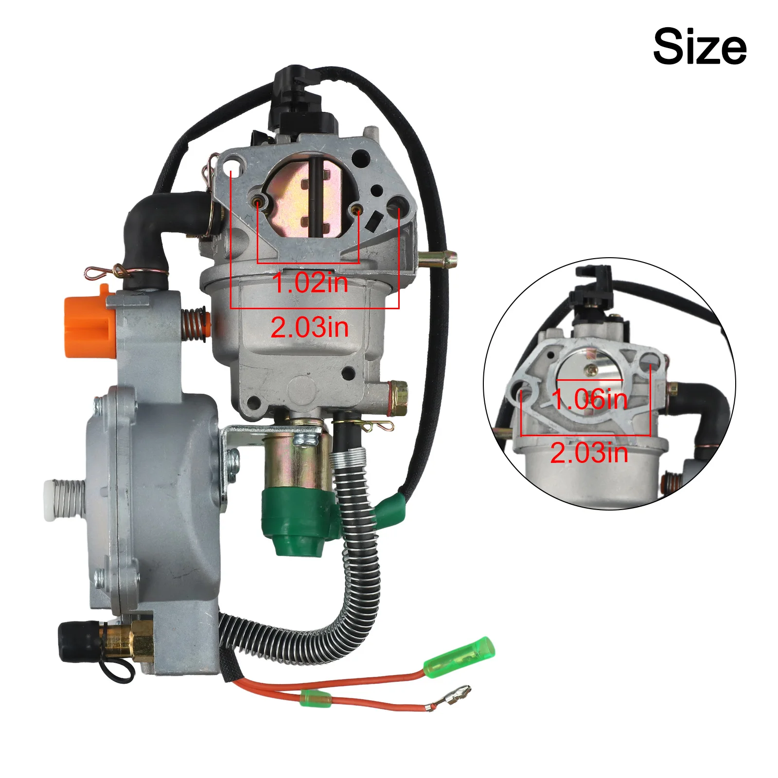 

Replacement Dual Fuel Carburetor Kit for LPG Conversions Fits Generators Ranging from For 4 5 kW up to 10 kW Capacity