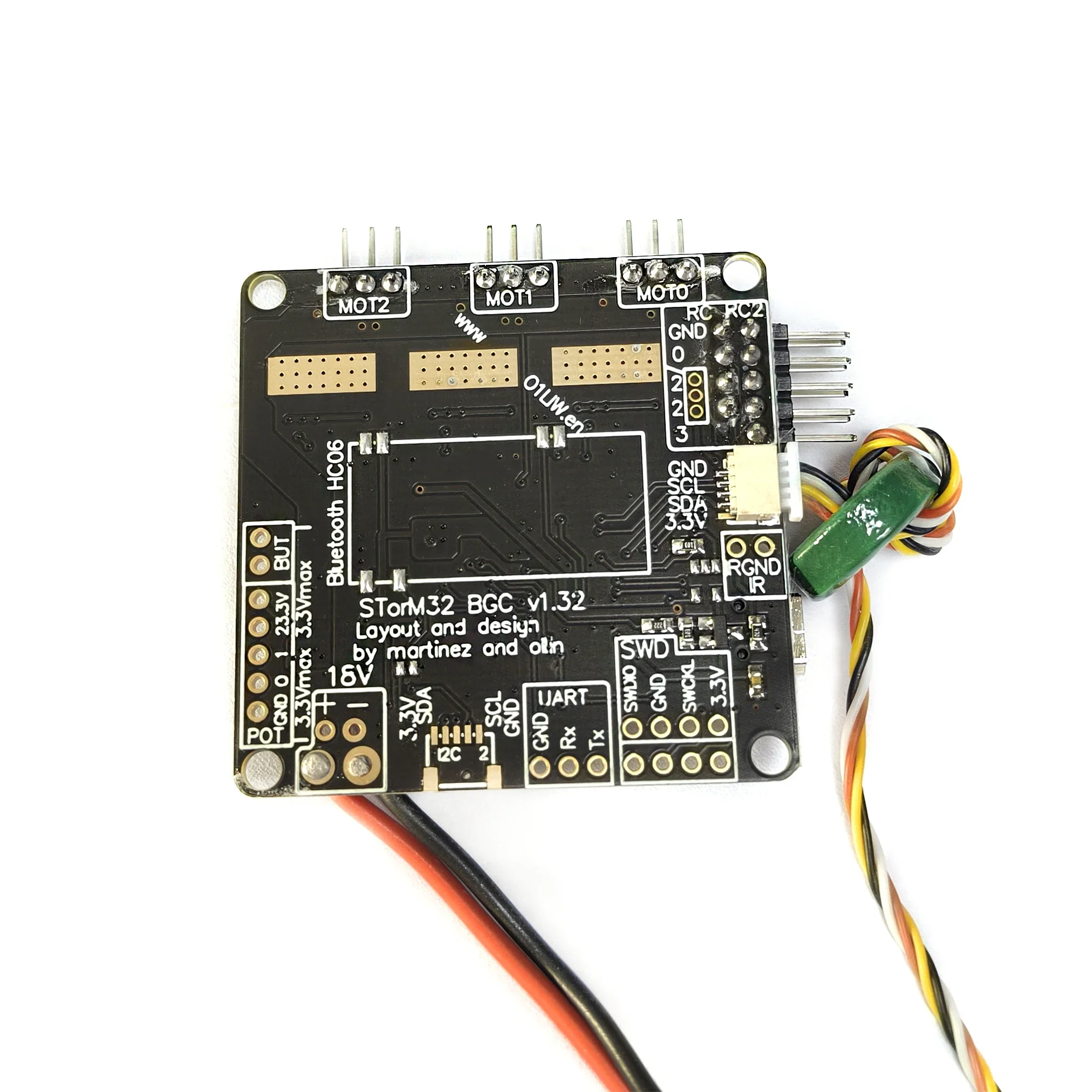 UniFlyStorm32 BGC 32-bit Aerial Photography 3-axis Gimbal Control Board