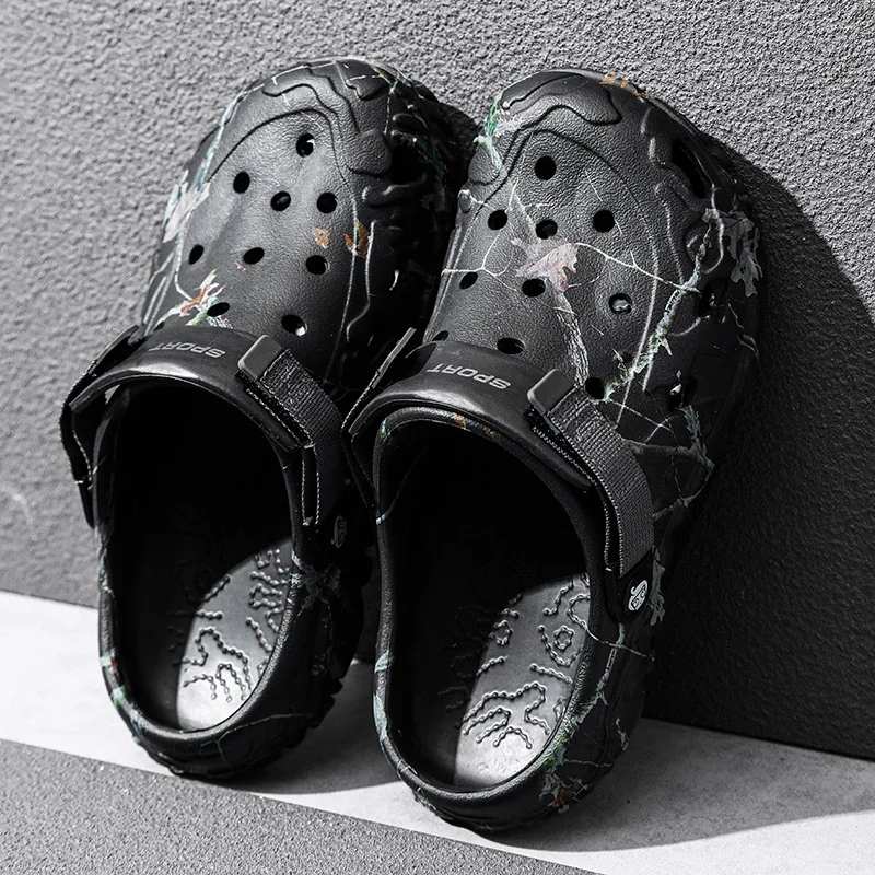 Summer Men's Clogs Sandals Home Garden Shoes Comfortable Men Women Slippers Non-Slip Soft Bottom Flip Flop Sandals Big Size46 47 image 6