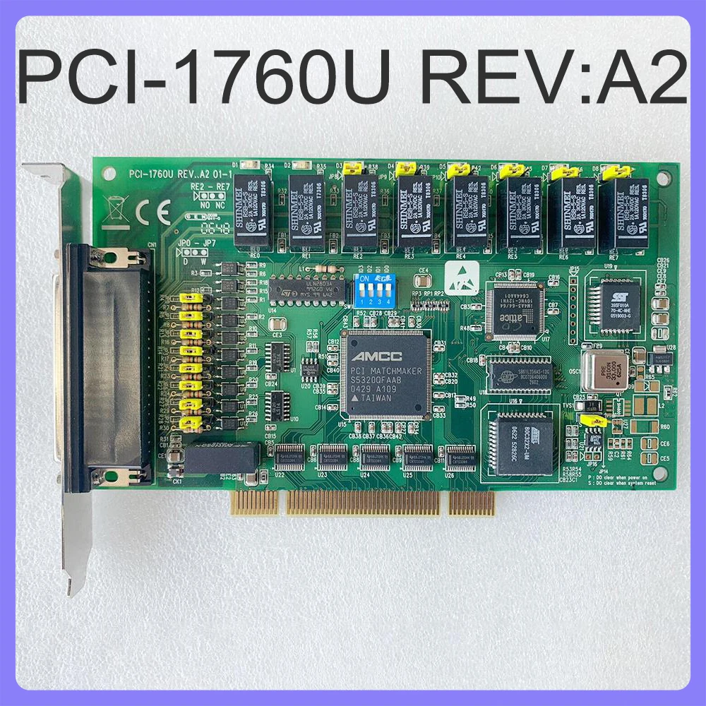 8-Way Relay Output Isolation Digital Input Card For Advantech PCI-1760U REV:A2