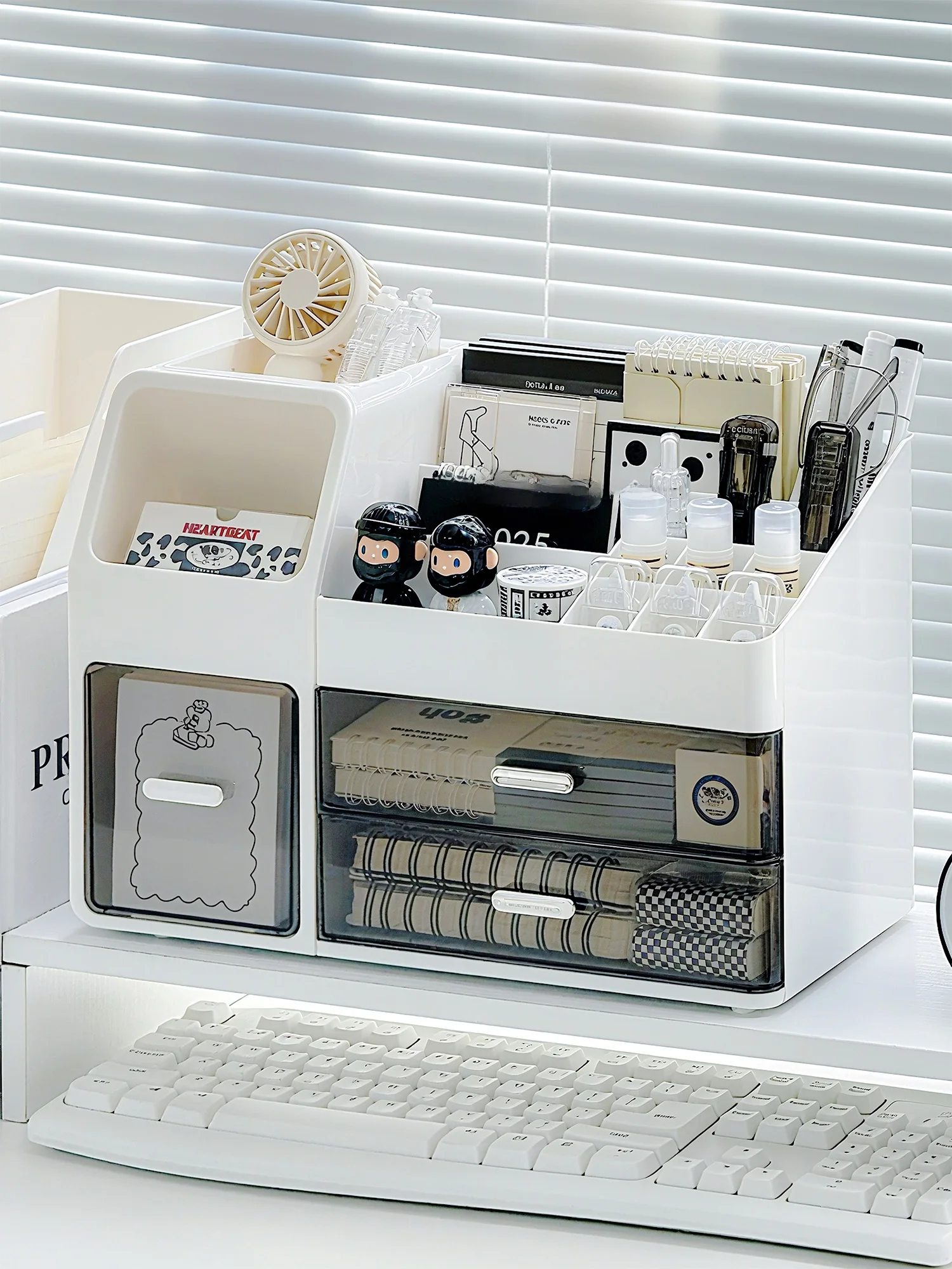 

Office Desktop Organizer Der Sle Acrylic Storage Box Dustproof Document Holder Stationery Ra Work Desk Arrangement Box