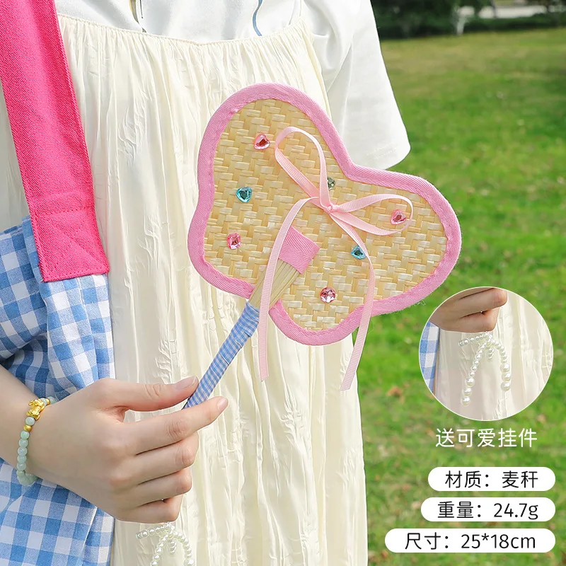 Simpatico orso farfalla Ventaglio giocattoli Ventaglio fortunato estivo Lavoro a maglia fatto a mano Estate Bambini Ventilatore portatile per bambini Divertenti bomboniere di compleanno