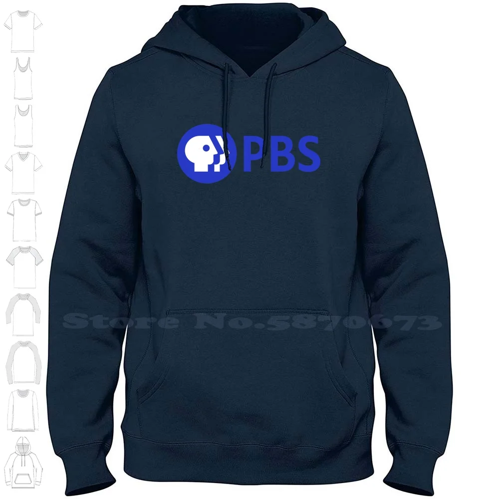 

Public Broadcasting Service Logo Brand Logo 100% Cotton Sweatshirt Hoodie Top Quality Graphic Hoodies