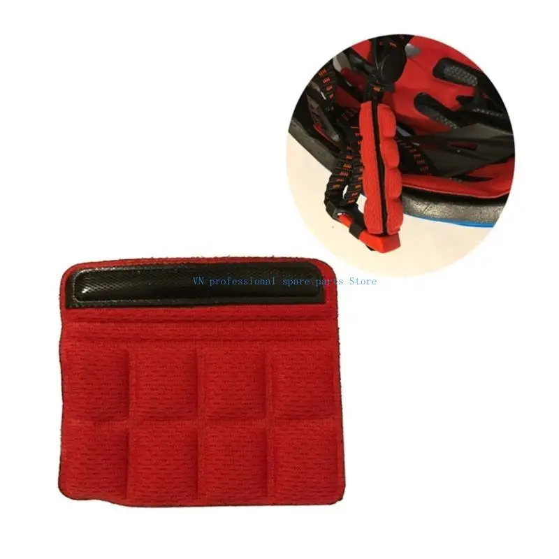 41XA 4Pcs Washable Helmets Foam Cushion Set with Chin Cup Suitable for Electric Scooters and Bicycles Enhanced Riding Comfort