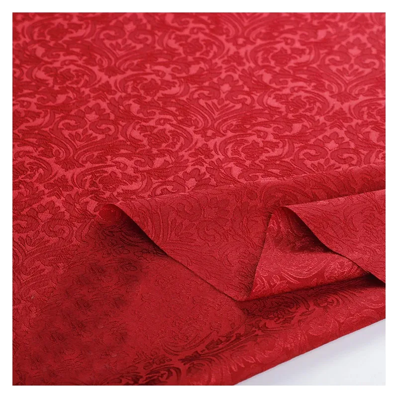 3D-strukturierter Jacquard-Brokatstoff, hochwertiger Kostüm-Nähstoff, Drapierung, Polsterung, Basteln, DIY-Material, Stoff, auf dem Hof