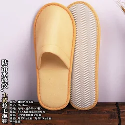 Home Slippers Flip Flop Loafer Guest Slippers Shoes Wedding Shoes Hotel Slippers Non-slip Travel Spa Slippers Disposable Slipper