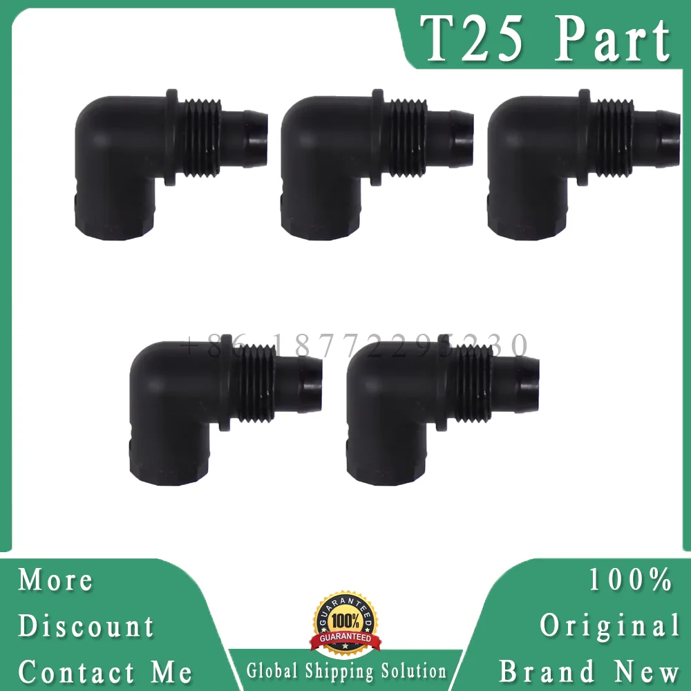 Original Agras 5pcs/set T25 Impeller Pump Curving Connector Brand New for Dji T25/T50 Agricultural Drone Repair Replacement