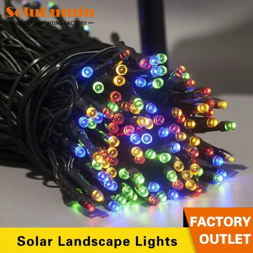 

Solar String 20~200 LED 8-Mode Solar Light String Outdoor Waterproof Courtyard Light Camping Garden Party Festival Decoration