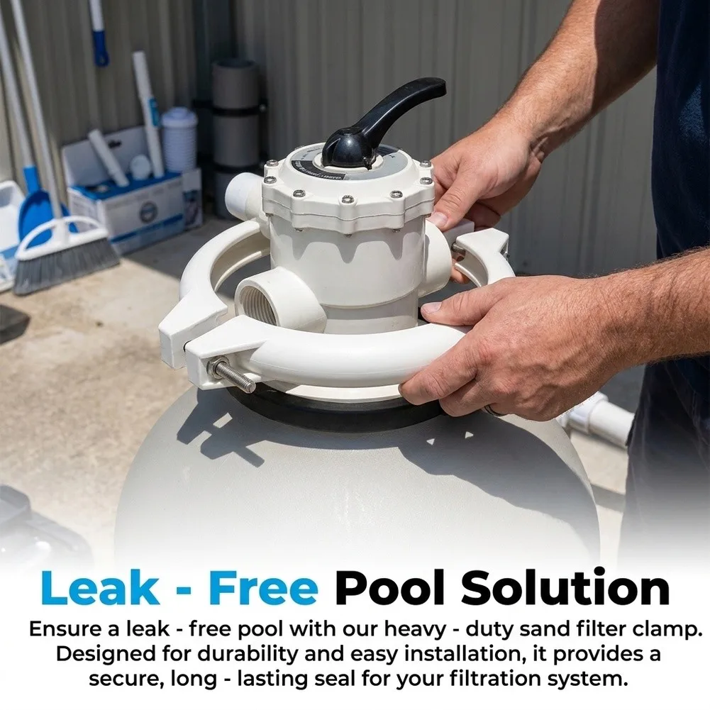 Clamp and Neck Ring for Pool Sand Filter Head Replacement Supporting Filtration Efficiency Through Secure Attachment