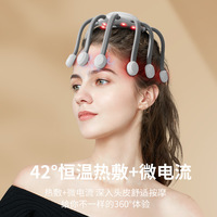 Electric Octopus head massage instrument multifunctional head massage claw dredging meridians fully automatic