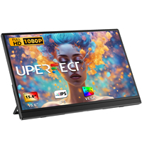 UPERFECT 15.6 Inch Portable Monitor 1920*1080P 300cd/m2 Extended Display For Laptop Second Screen XBox PS USB C HDMI-Compatible