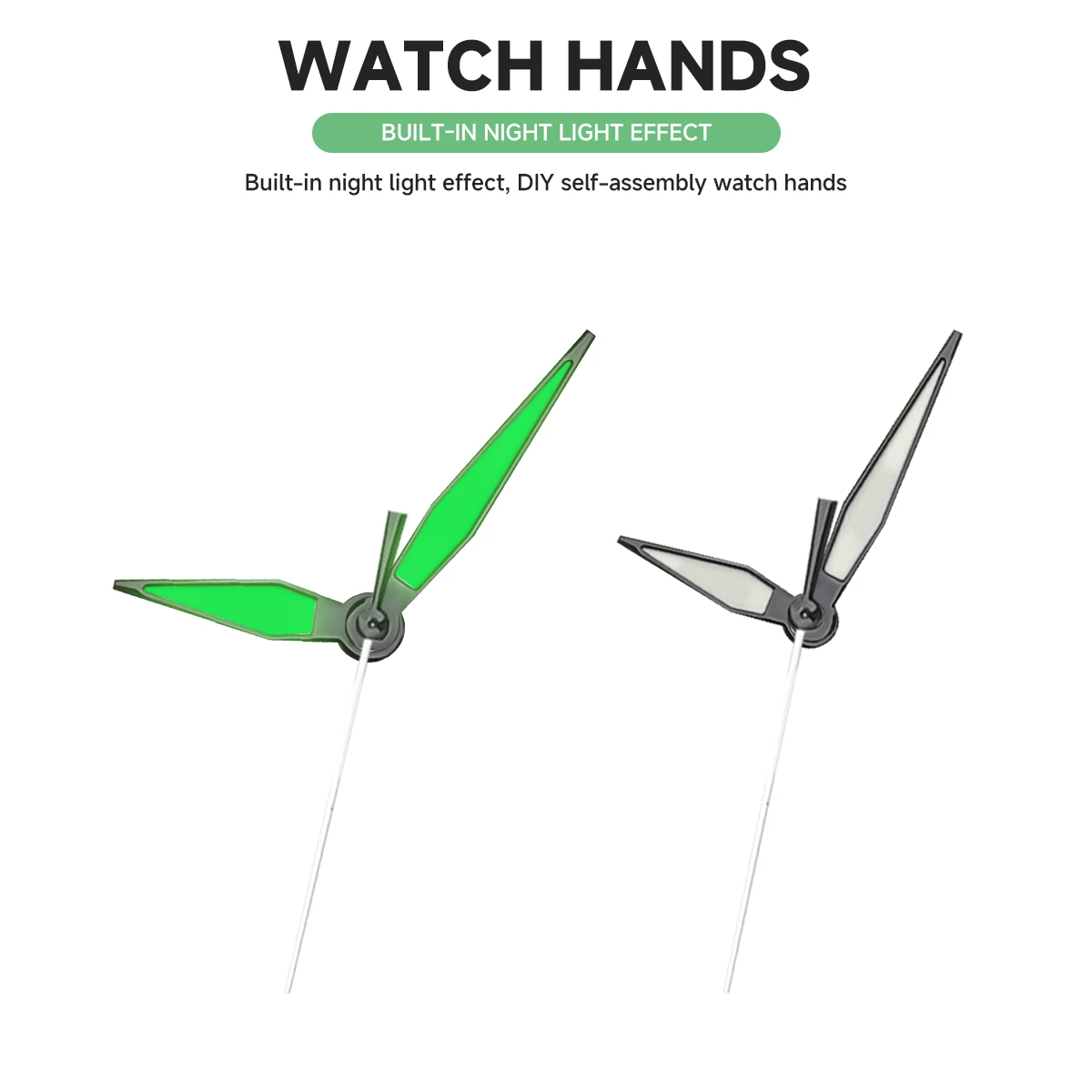 NH35 Hands Black Blue Watch Hands Green Super Luminous Pointer Fits NH36 4R35 4R36 7S Automatic Movement Replace Parts Pointer