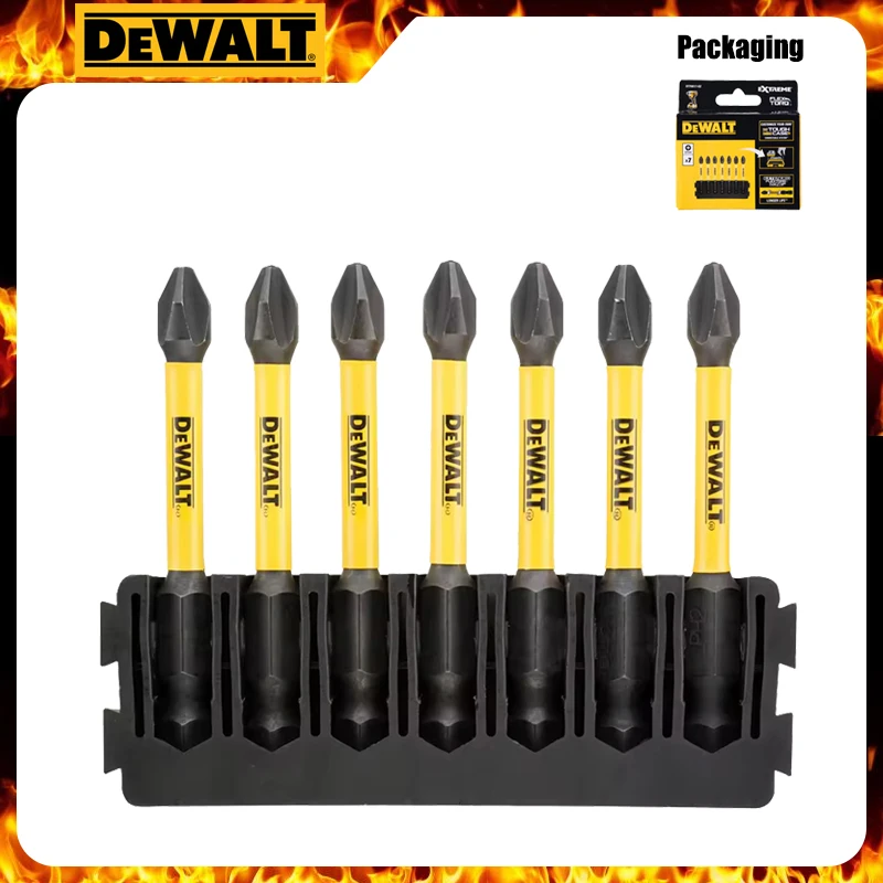 DEWALT DT70817 EXTREME FLEXTORQ 57mm PH2 Screwdriver Bit Bar 7PCS Power Tool Accessories