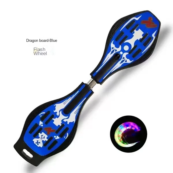 لوحة حيوية للأطفال لوحة تنين بعجلتين وعجلة فلاش سيارة متأرجحة للرجال والنساء ذات عجلتين لوحة تنين للسيارة #3