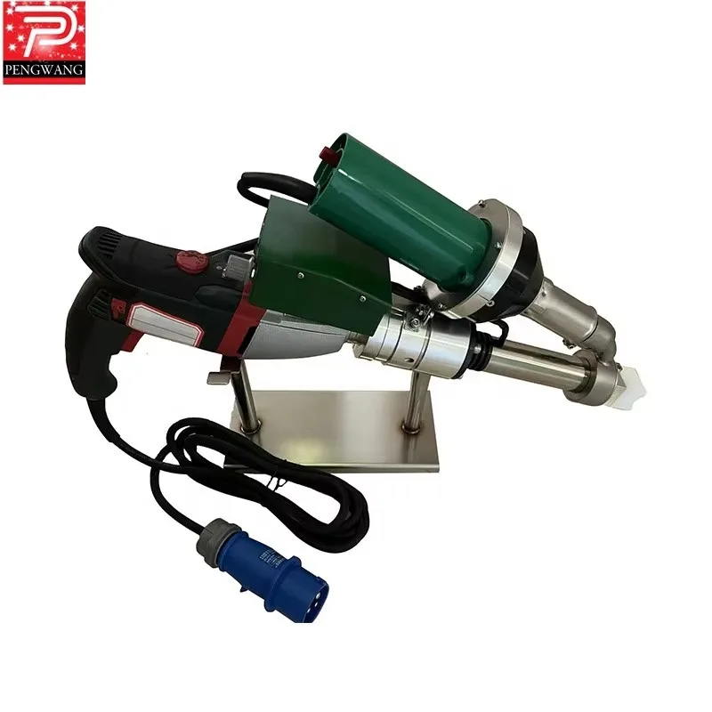 New Double Heating HDPE Geomembranes PEAD Plastic Extrusion Welding Machine220V/120V