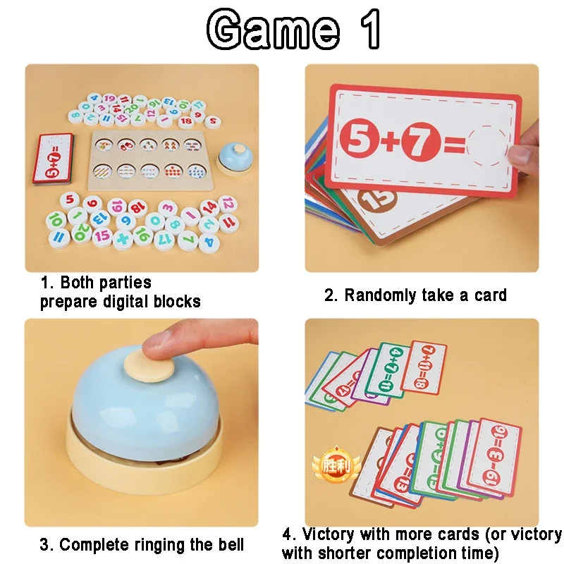 Kid Math Telbord Leermiddel Rekenkundige Optellen Aftrekken Leren Nummer Matching Parochie Interactie Speelgoed