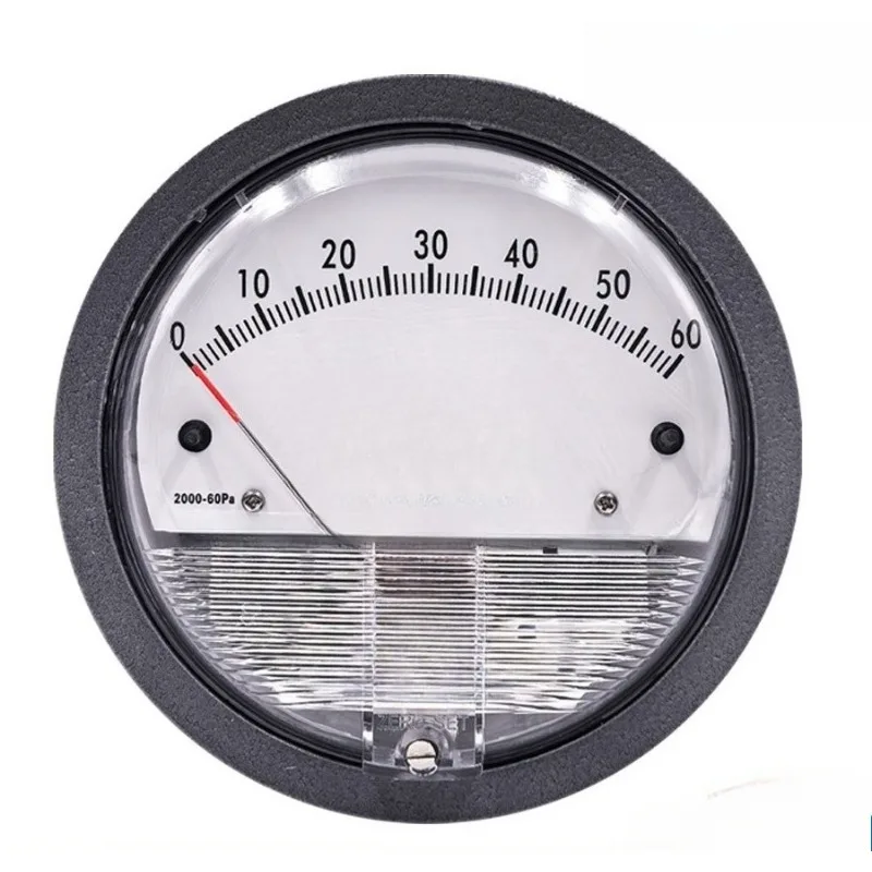 WanLiang 2000 Differential Pressure Gauge, Clean Room Negative Pressure Meter, HVAC Air Pressure Gauge For Breeding Use